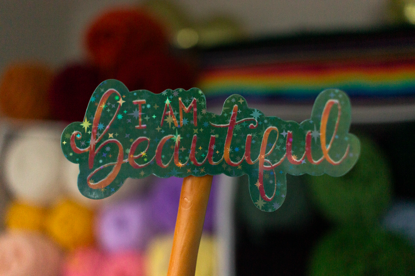 I Am Beautiful Sticker