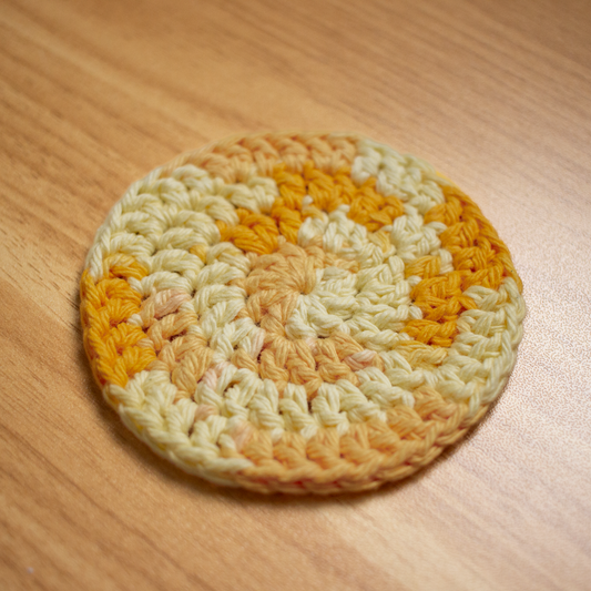 Soleil Crocheted Cotton Coaster
