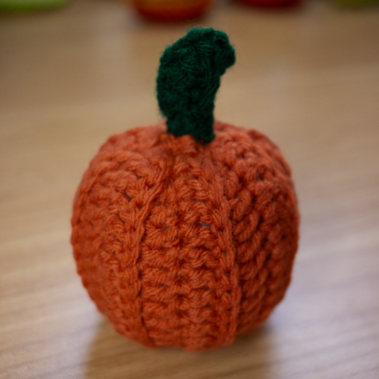 Small Crocheted Pumpkin