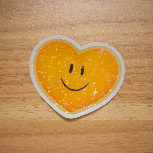 Glowing Heart Sticker