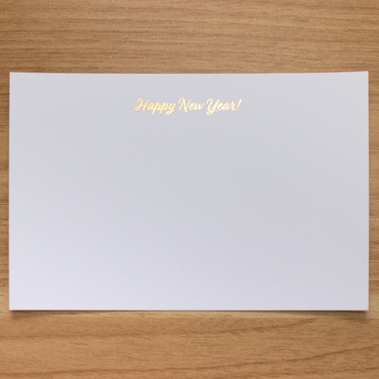 Happy New Year Notecard