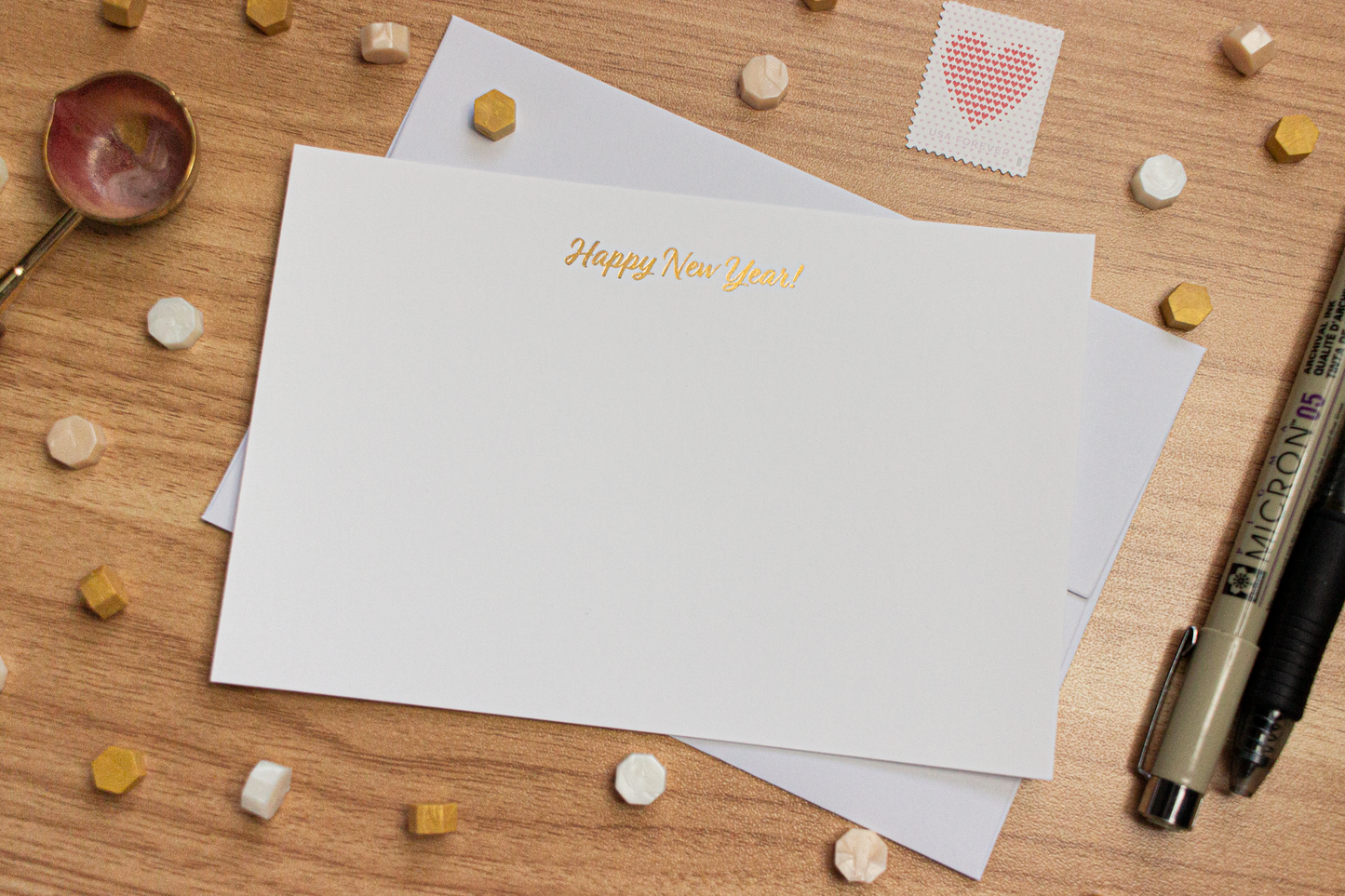 Happy New Year Notecard