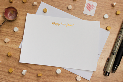 Happy New Year Notecard