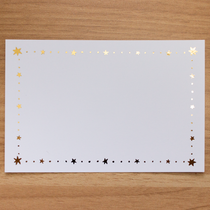 Star Border Notecard