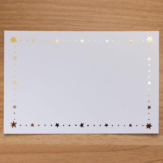 Star Border Notecard