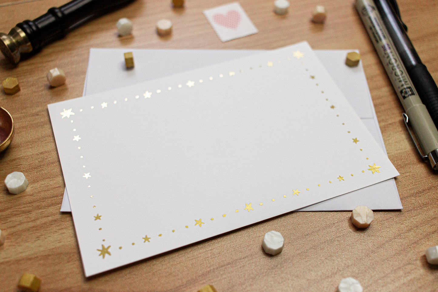 Star Border Notecard