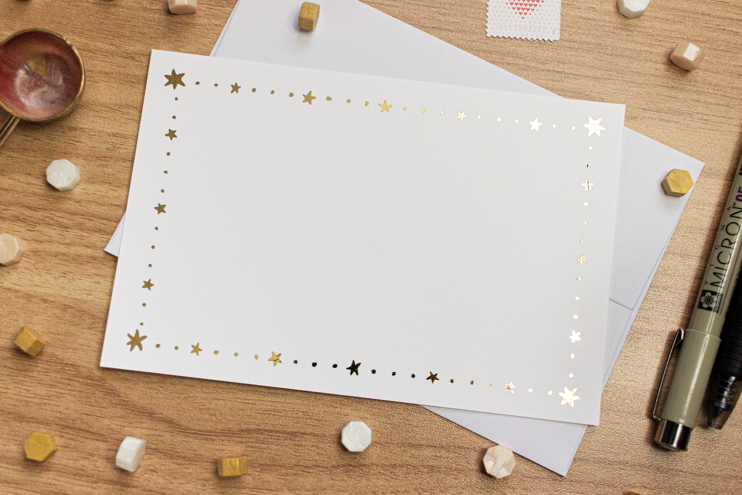 Star Border Notecard