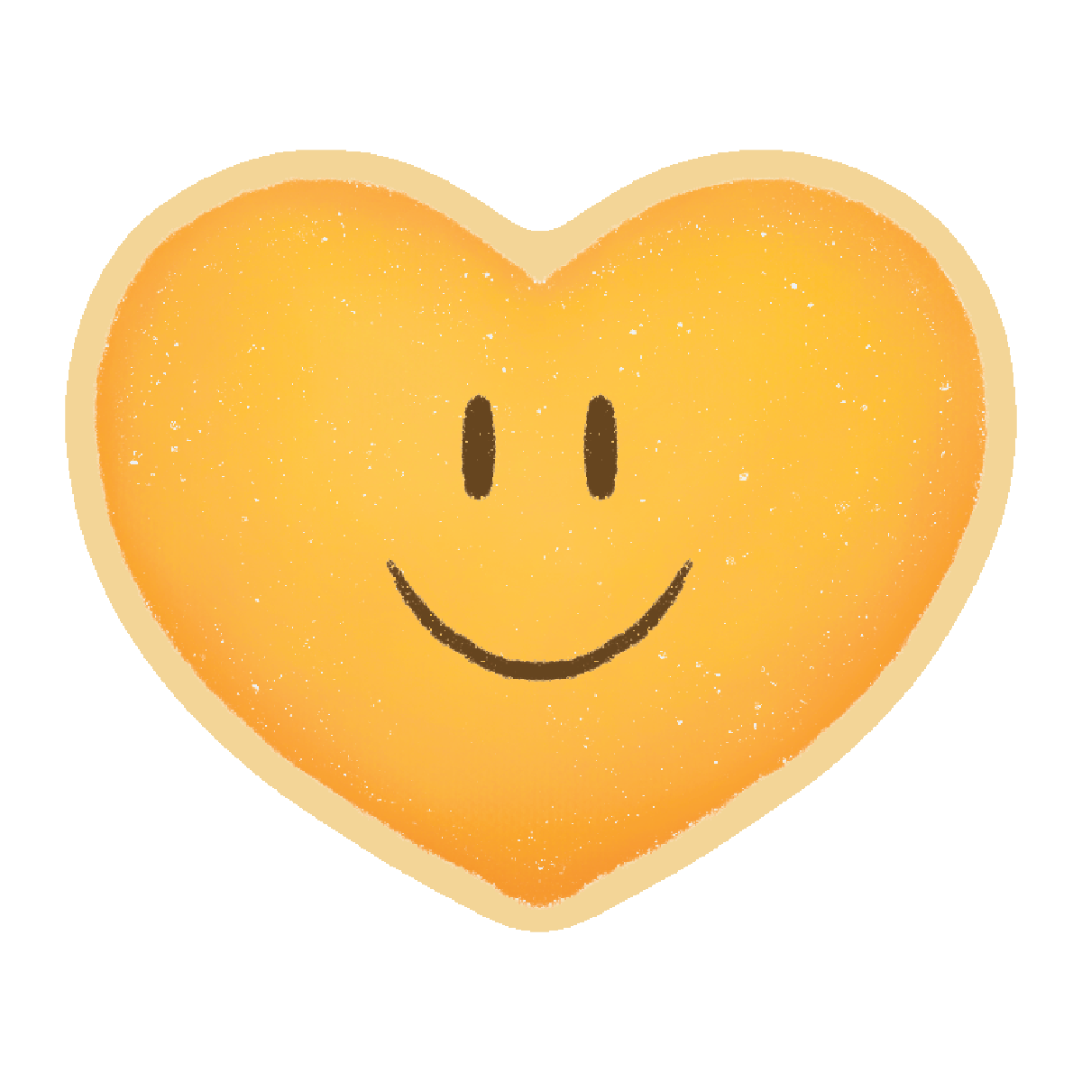 Glowing Heart Sticker