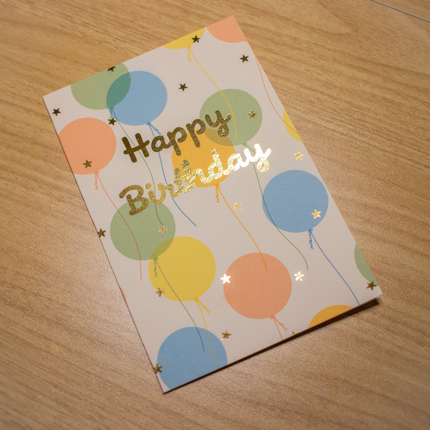 Birthday Balloons Card