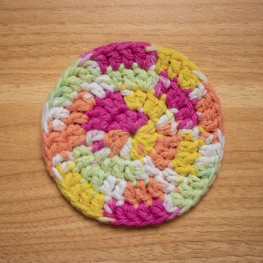 Flora Crocheted Cotton Coaster