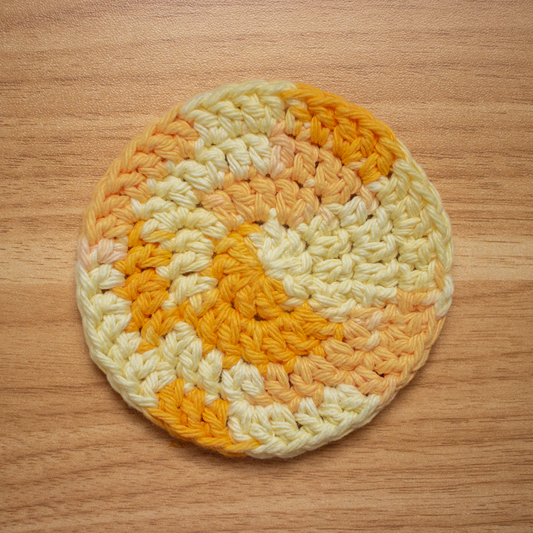 Soleil Crocheted Cotton Coaster