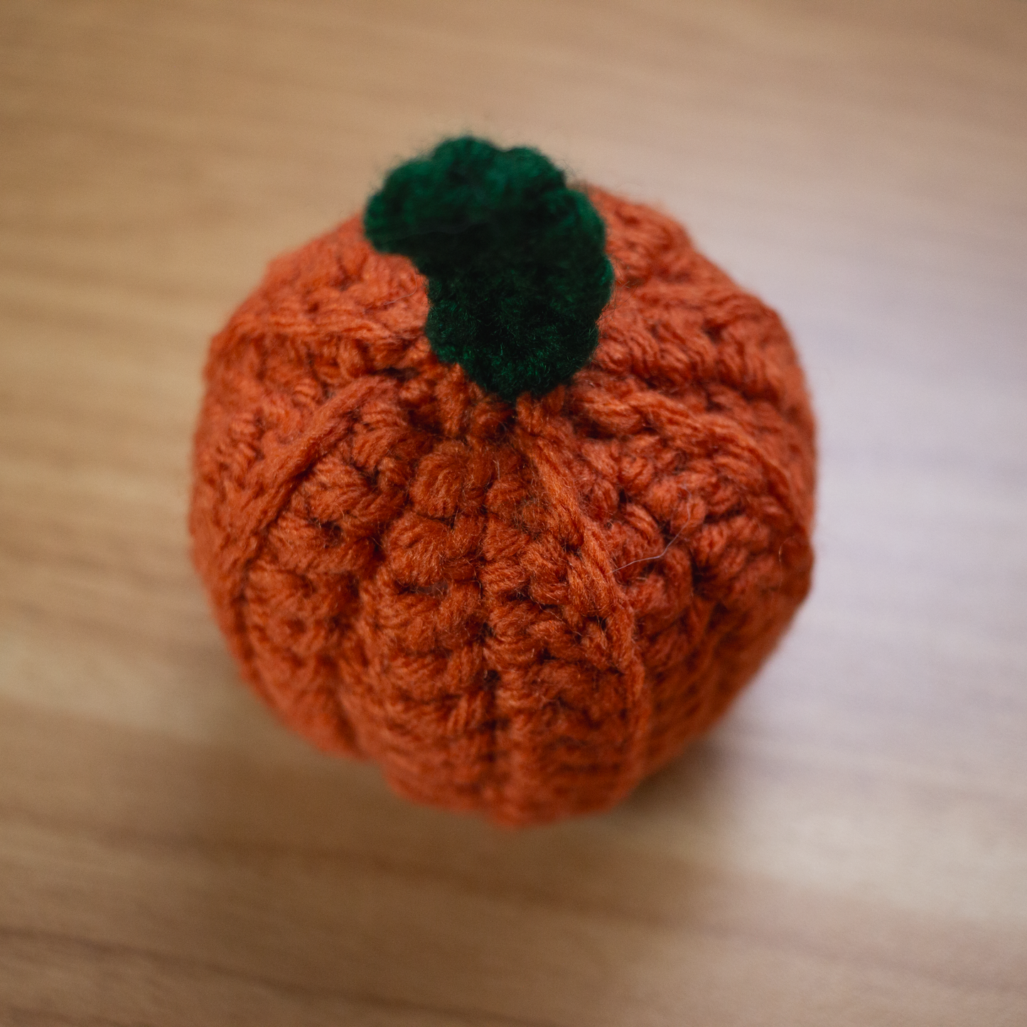 Small Crocheted Pumpkin