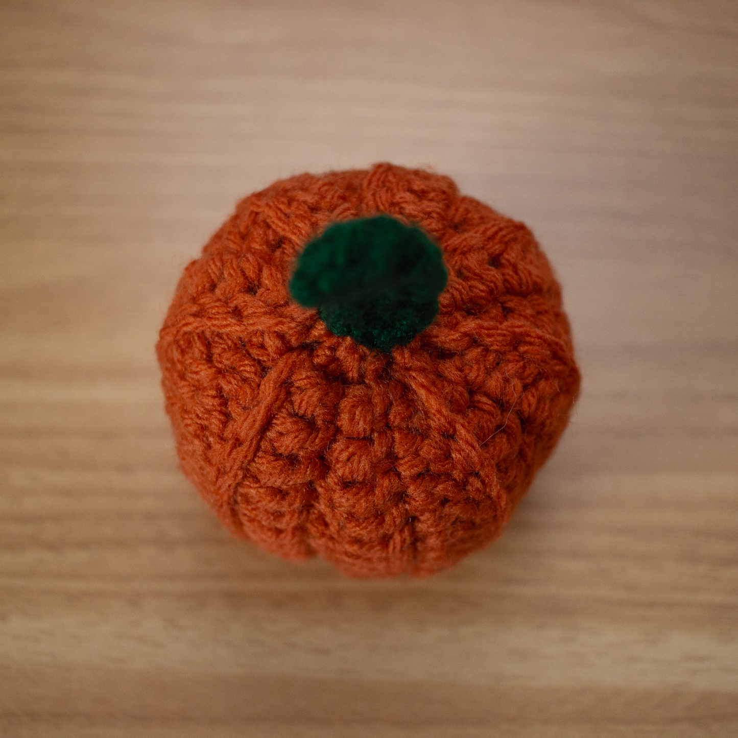 Small Crocheted Pumpkin