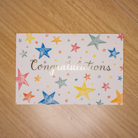 Starry Congratulations Card