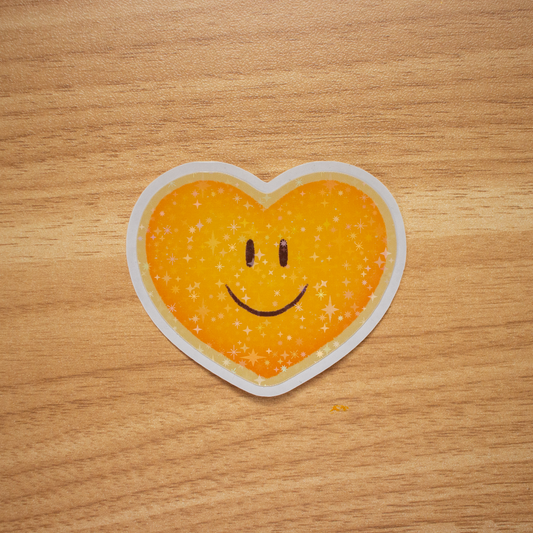 Glowing Heart Sticker